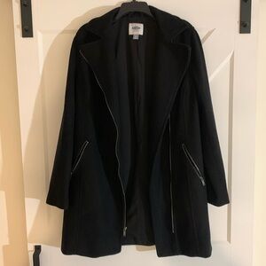 Old Navy Women's Black Pea Coat